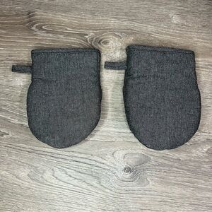 Oven Mitt Set of 2 Dark Grey